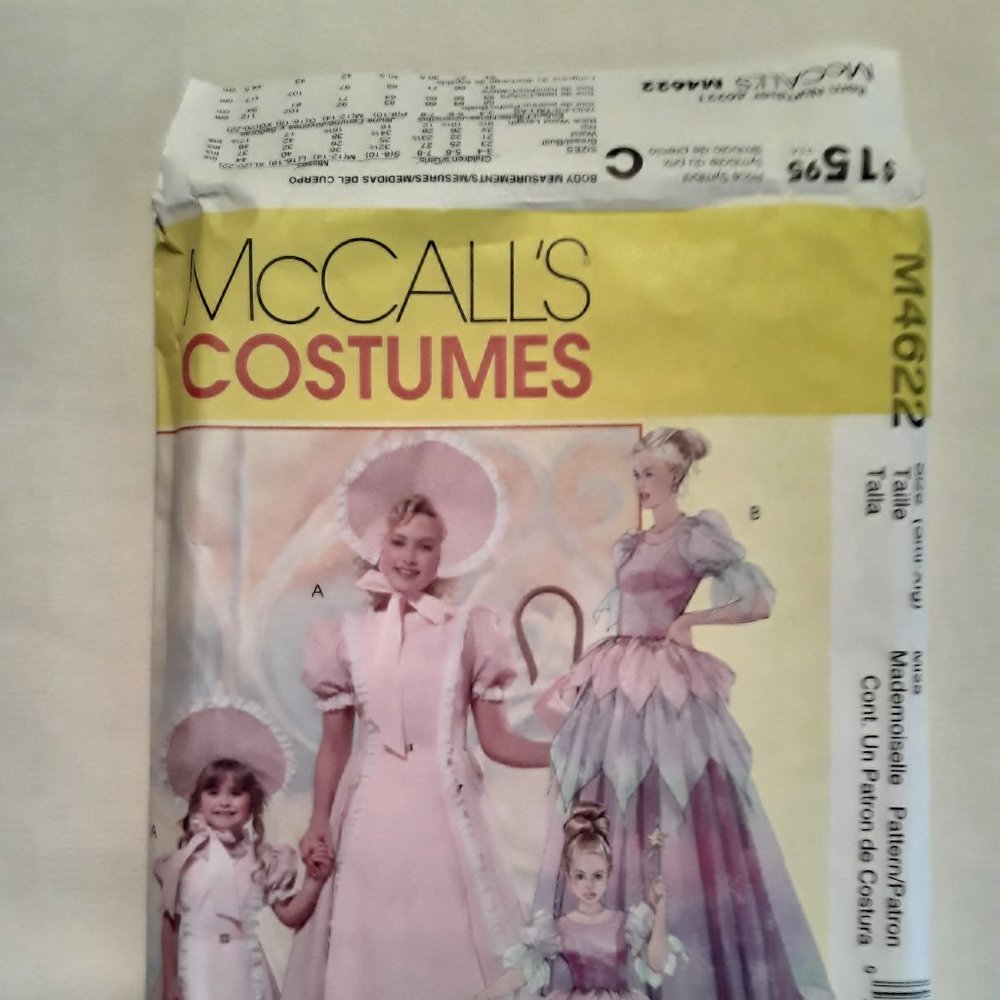 SEWING PATTERN NEW Uncut McCalls Costumes
